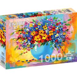 Enjoy A Bouquet of Flowers 1000 Pieces