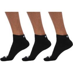 Kappa Ben 3-Pack Footies Black, Unisex, Tøj, Sokker, Sort, 39-42