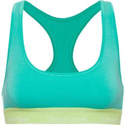Calvin Klein Unlined Bralette Green
