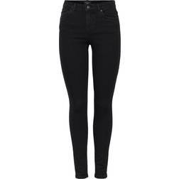 Vero Moda Jeans June 10278818 Schwarz Skinny Fit