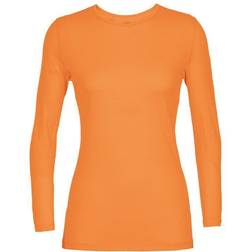 Icebreaker Women's Oasis Long Sleeve Crewe, XS, Flash