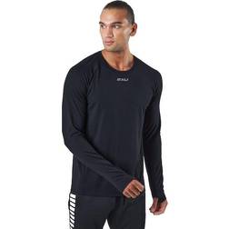 2XU Ignition Base Layer LS skjorte Herrer, sort Vinterløbetrøjer 2022