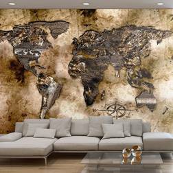 Artgeist Fototapet Old world map 250x175