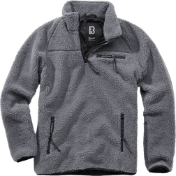 Brandit jacke teddyfleece troyer in anthracite