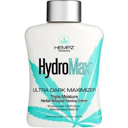 Hempz hydro max ultra dark maximizer herbal whipped tanning lotion