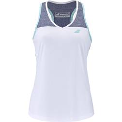 Babolat Play Tank Top Women White/Blue