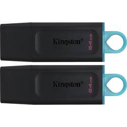 Kingston USB 3.2 Gen 1 DataTraveler Exodia 64GB (Pack of 2)