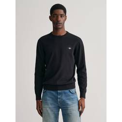 Gant Classic Cotton Crew Neck Black