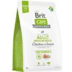Brit Care Dog Adult Sustainable Medium Breed Chicken & Insect