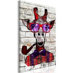 Artgeist Hipster Giraffe Lodret Billede