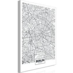 Artgeist Map of Berlin Lodret Billede