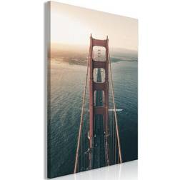 Artgeist Golden Gate Bridge Lodret Billede