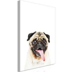 Artgeist Pug Lodret Billede