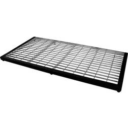 Home it Doorstep grid rectangular galv./black