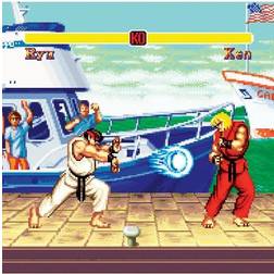 Pixel Frames Street Fighter Boat Scene Bild