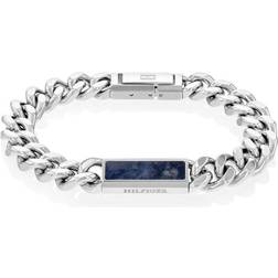 Tommy Hilfiger Herren Semi Precious On Metal Sodalite Semi Precious On Metal Edelstahl 2790538