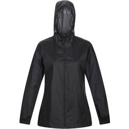 Regatta Women's Lightweight Packaway Waterproof Jacket Black