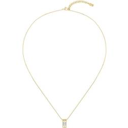 HUGO BOSS Gold Tone Crystal Necklace