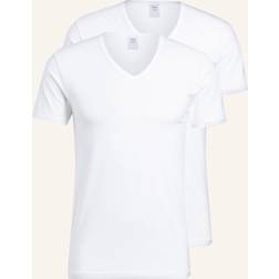 Calida 2-pack Natural Benefit V-shirt White