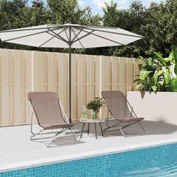 vidaXL Foldbare strandstole 2