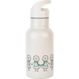 Rätt Start Elsa Beskow Blomsterfesten Water Bottle 34 cl White