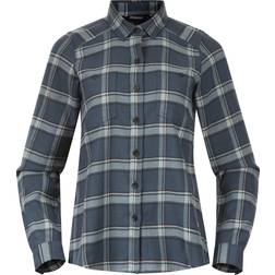 Bergans Tovdal W Shirt - Orion Blue/Misty Forest Check