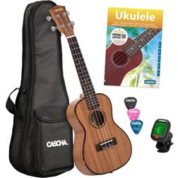 Cascha Premium Mahog. Concert Bundle
