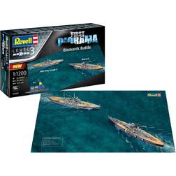 Revell First Diorama Bismarck Battle Set 1:1200