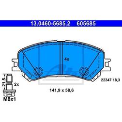 ATE Bremsbelagsatz, Scheibenbremse Vorderachse 13.0460-5685.2