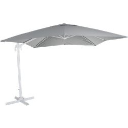 Brafab Linz Frithængende Parasol 300x300 cm Hvid/Grå 300cm