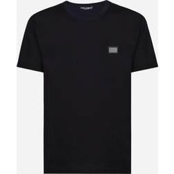 Dolce & Gabbana Cotton T-shirt with Branded Tag