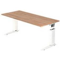 Hammerbacher Hammerbacher 180x80cm Nussbaum/Weiß Schreibtisch