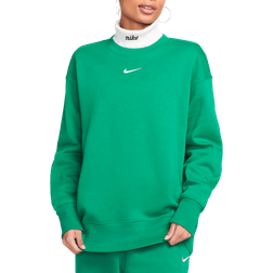 Nike Sportswear Phoenix Fleece Oversized Crewneck Sweatshirt Women's - Malachite/Sail