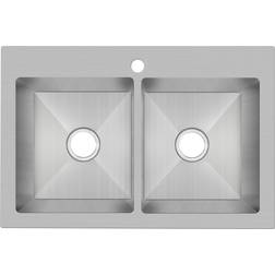 PROFLO PFDM2B332291 Sault 33" Drop Undermount Double