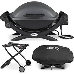 Weber Q 1400 Cart Cover Bundle