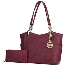 MKF Collection Allison 2 PCS Tote Handbag & Wallet by Mia K