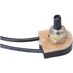 Gardner bender gsw-69 bright brass single-pole/single-throw rotary switch