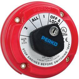 Perko MEDIUM DUTY LOCKING BATTERY SWITCH W/ ALT. DISC 8504DP