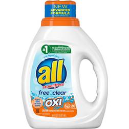 all Liquid Laundry Detergent with OXI Stain Whiteners, Free