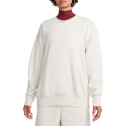 Nike Sportswear Phoenix Fleece Oversized Crewneck Sweatshirt Women's - Light Orewood Brown/Sail