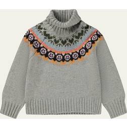 Molo Bluse Uld Akryl Gimla - Light Grey Melange