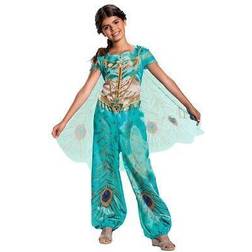 Disguise Girls Aladdin Classic Jasmine Jumpsuit Costume 4-6