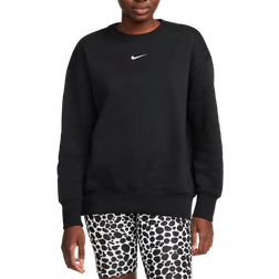 Nike Sportswear Phoenix Fleece Oversized Crewneck Sweatshirt Women's - Black/Sail