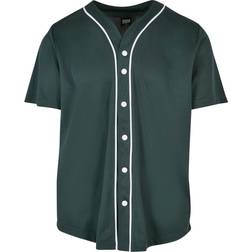 Urban Classics Baseball Mesh Jersey - Bottle Green/White