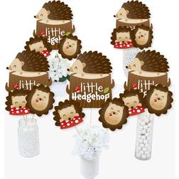 Big Dot of Happiness Forest hedgehogs woodland birthday party baby shower table toppers 15 ct