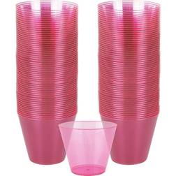 Amscan Disposable BPP Plastic Cup, One Size Pack of 1 Pink