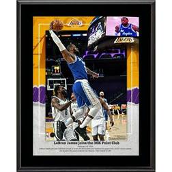 Fanatics LeBron James Los Angeles Lakers x 3rd Player In NBA History to Score 35000 Points Sublimated Plaque