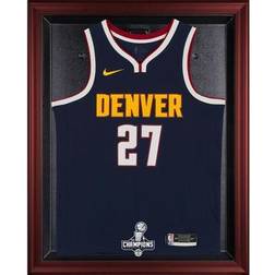 Denver Nuggets Mahogany Framed 2023 NBA Finals Champions Logo Jersey Display Case