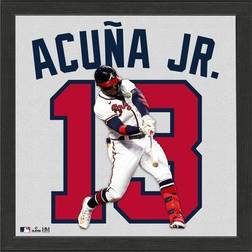 Highland Mint Ronald Acuna Atlanta Braves x Impact Jersey Framed Photo