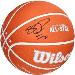 Sabrina Ionescu New York Liberty Autographed Wilson ASG Full Fire Basketball